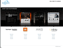 Tablet Screenshot of nordic.harman.com