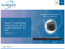 Tablet Screenshot of harman.com